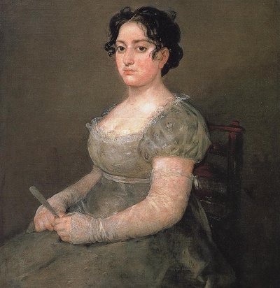 Mujer con abanico de Francisco de Goya